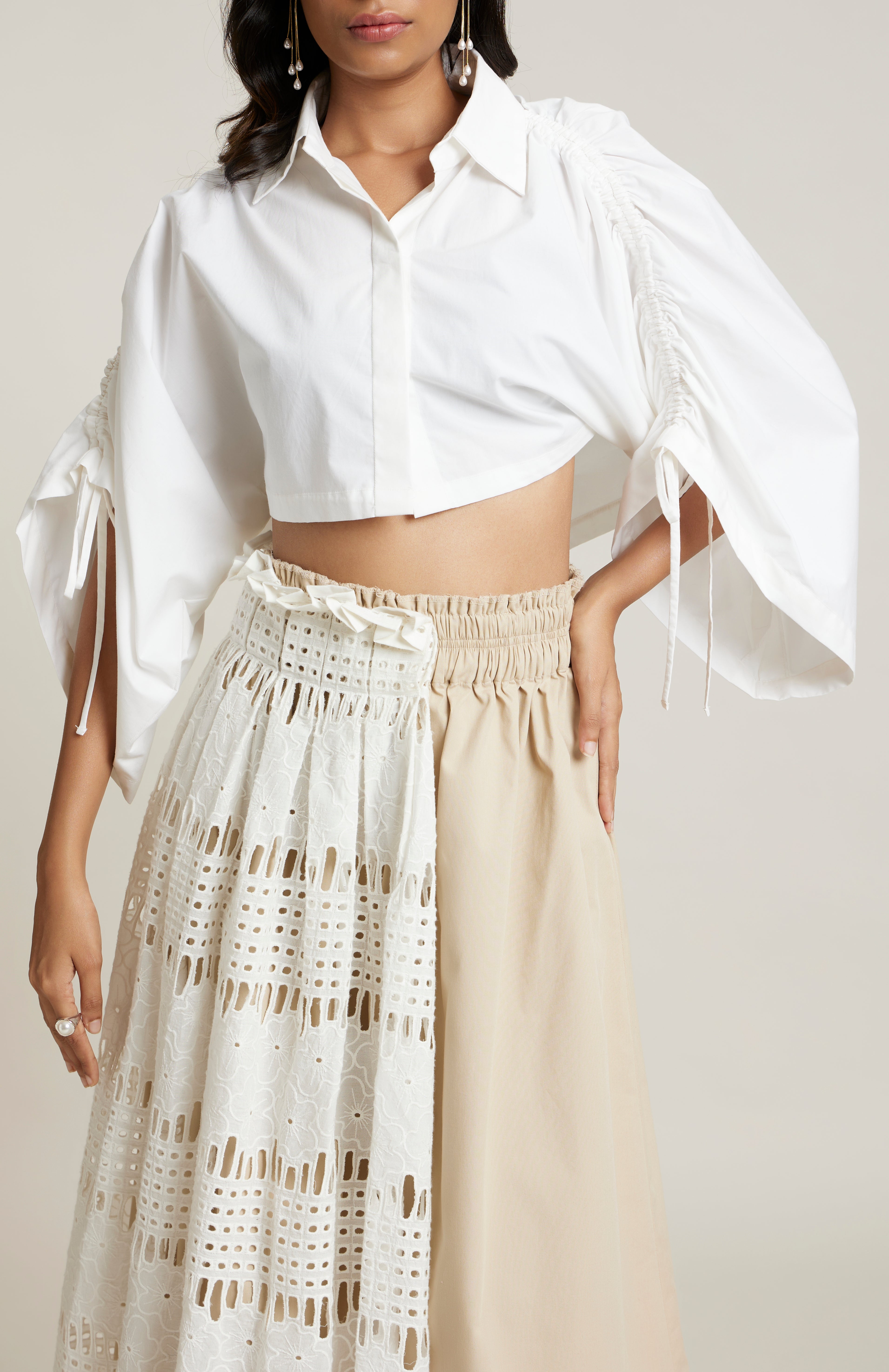 WHITE JULIA SHIRT
