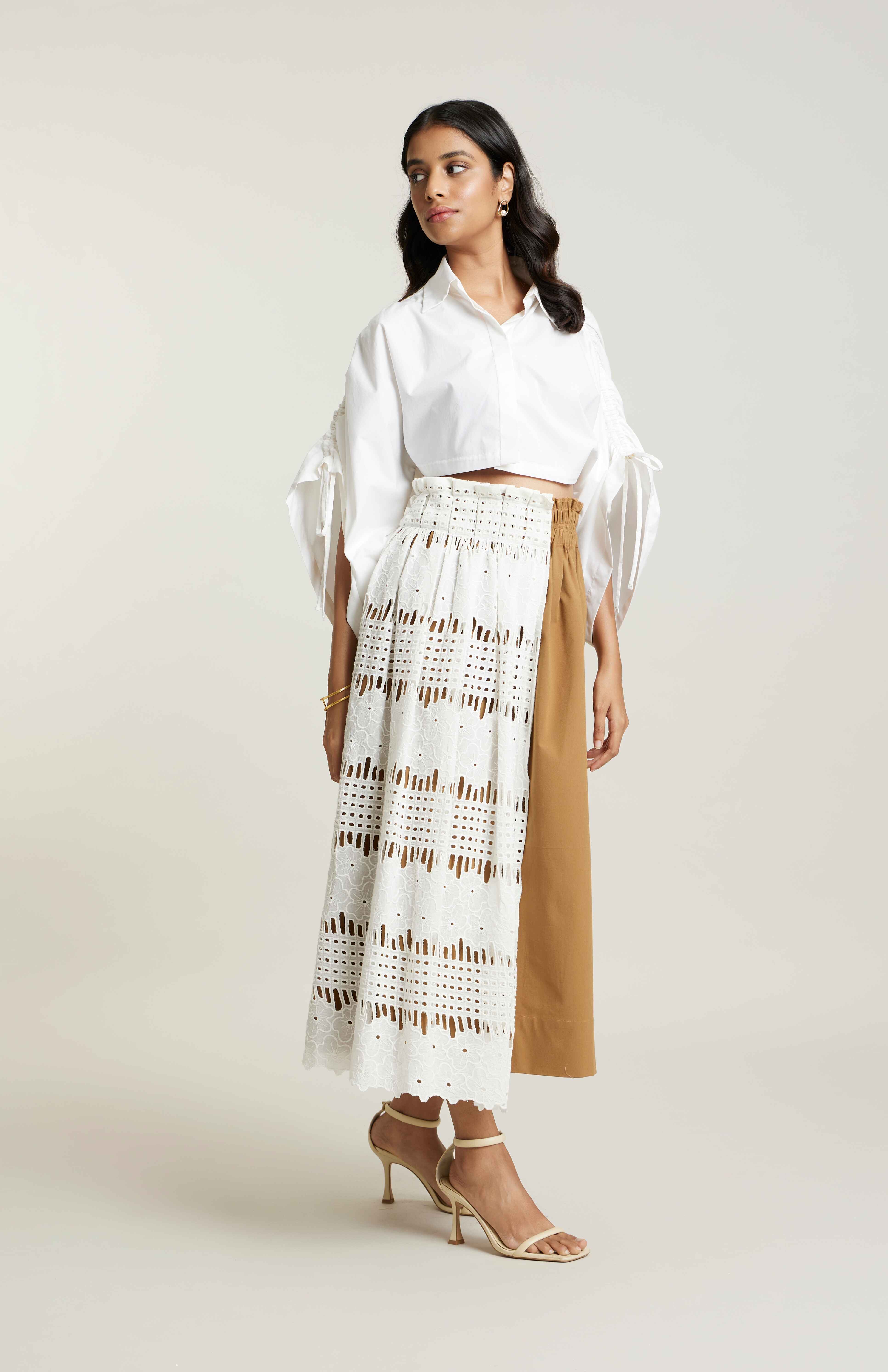 WHITE/TAN JULIA SET
