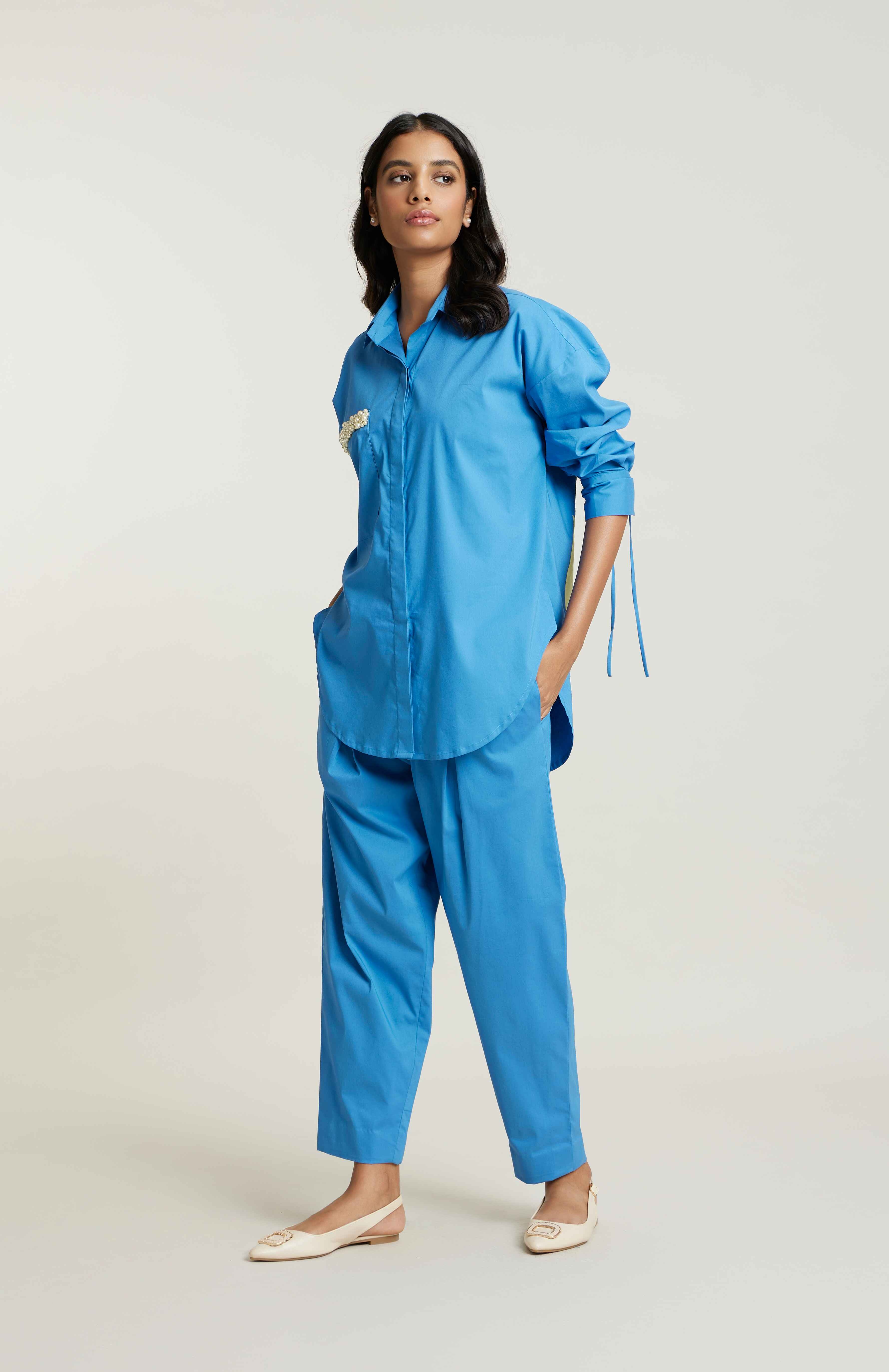 LAGOON BLUE BACK MITISI CO-ORD