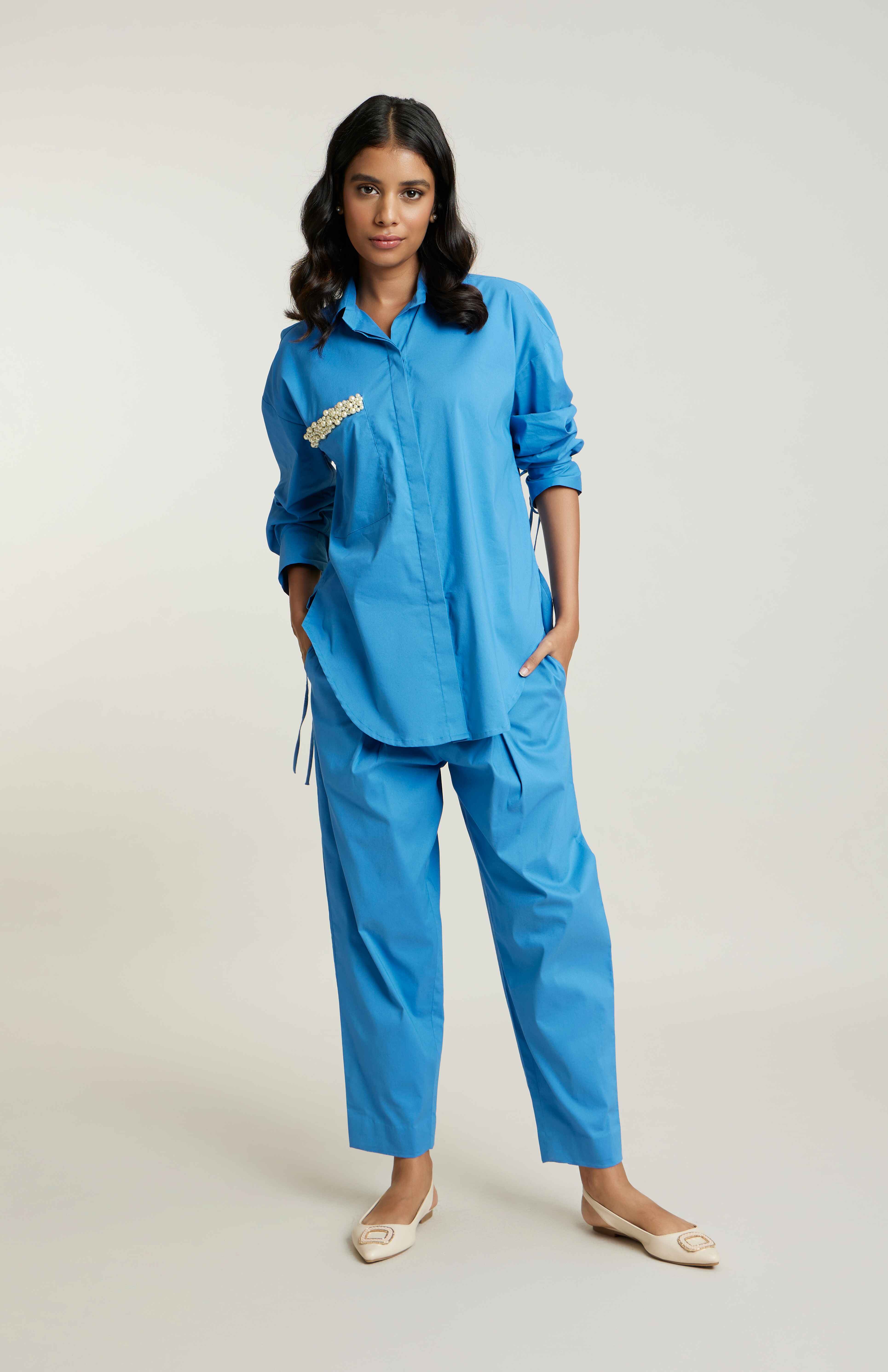 LAGOON BLUE BACK MITISI CO-ORD