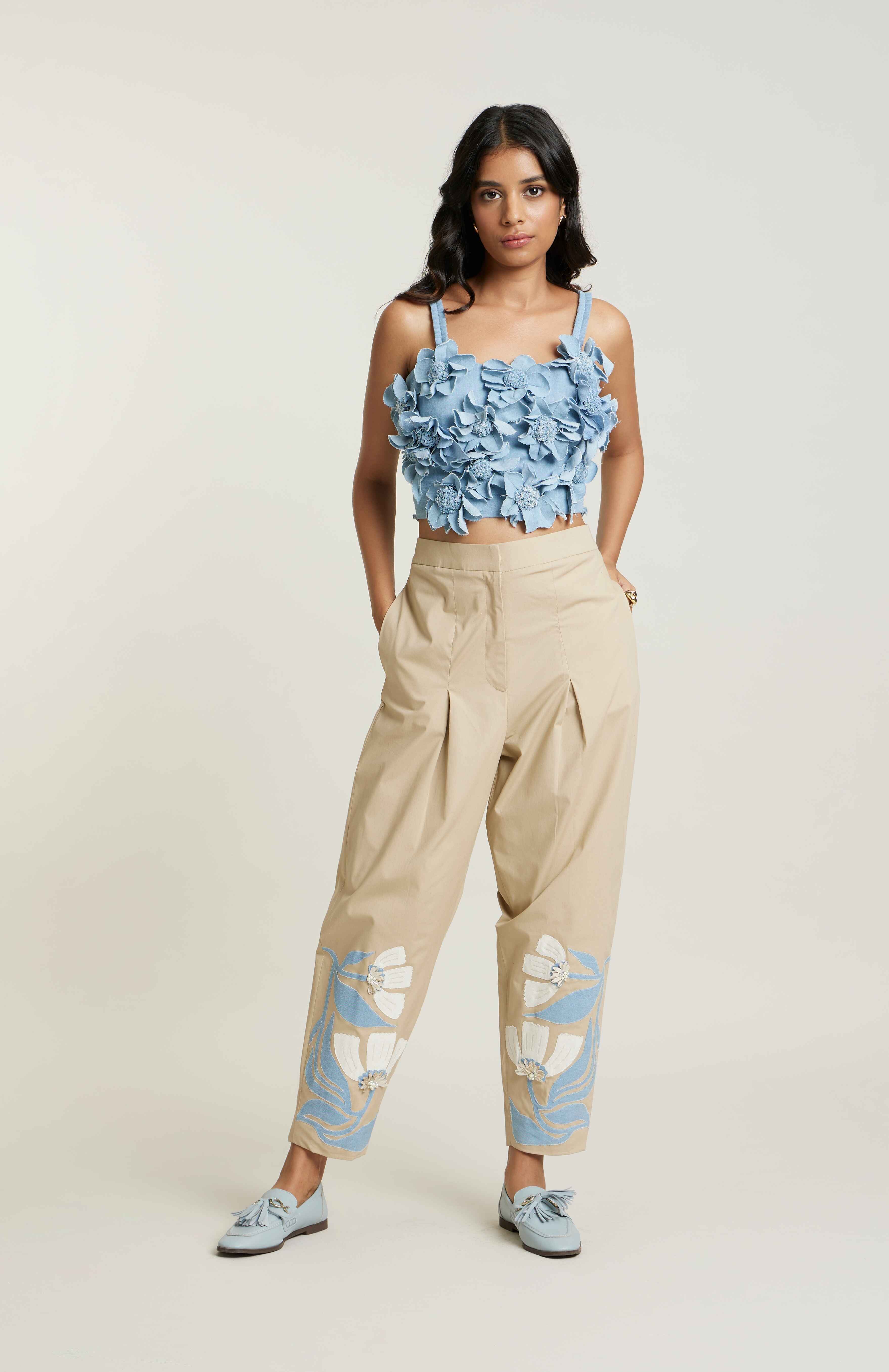 BEIGE MITISI TROUSER
