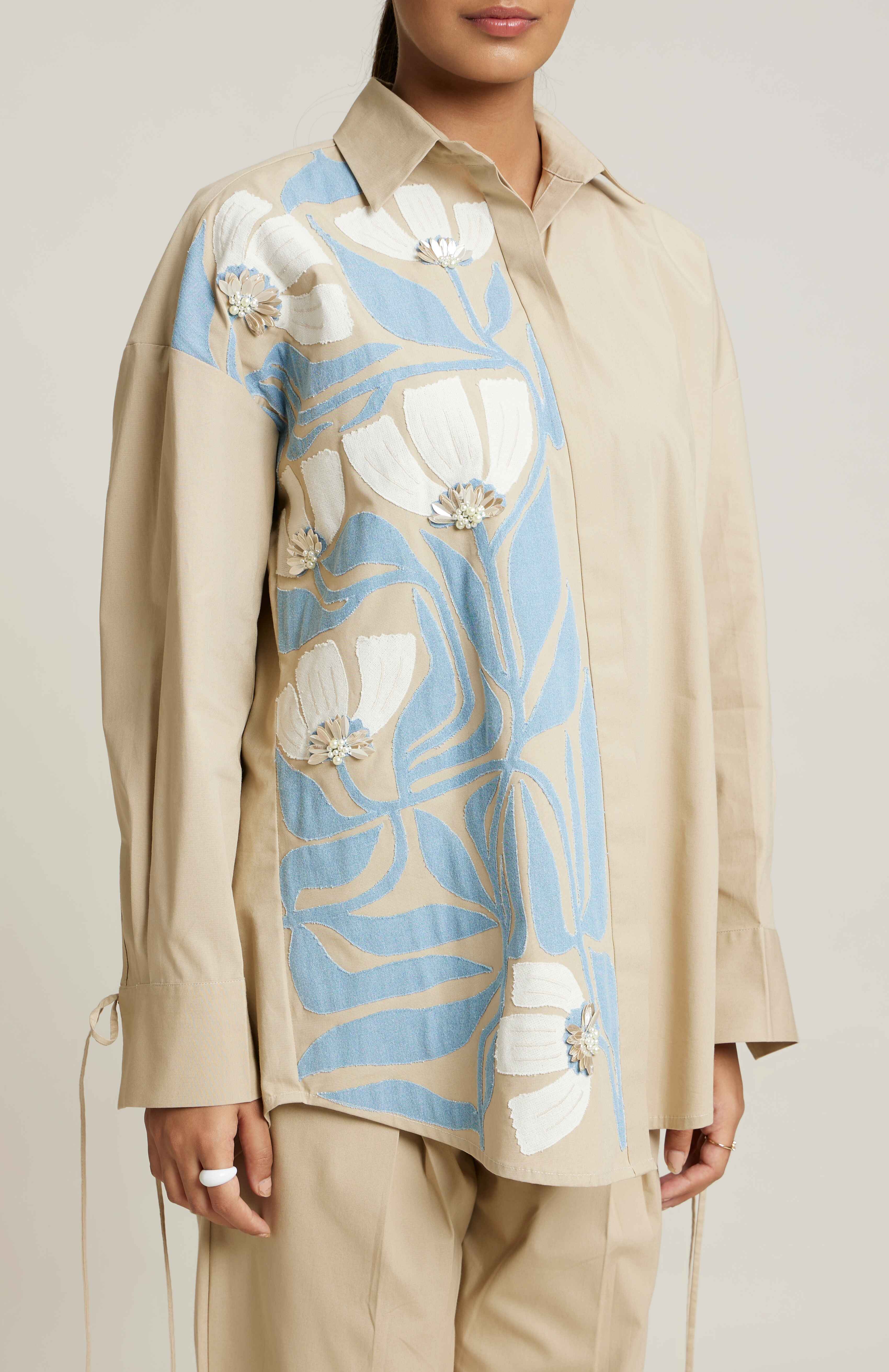 BEIGE MITISI SHIRT