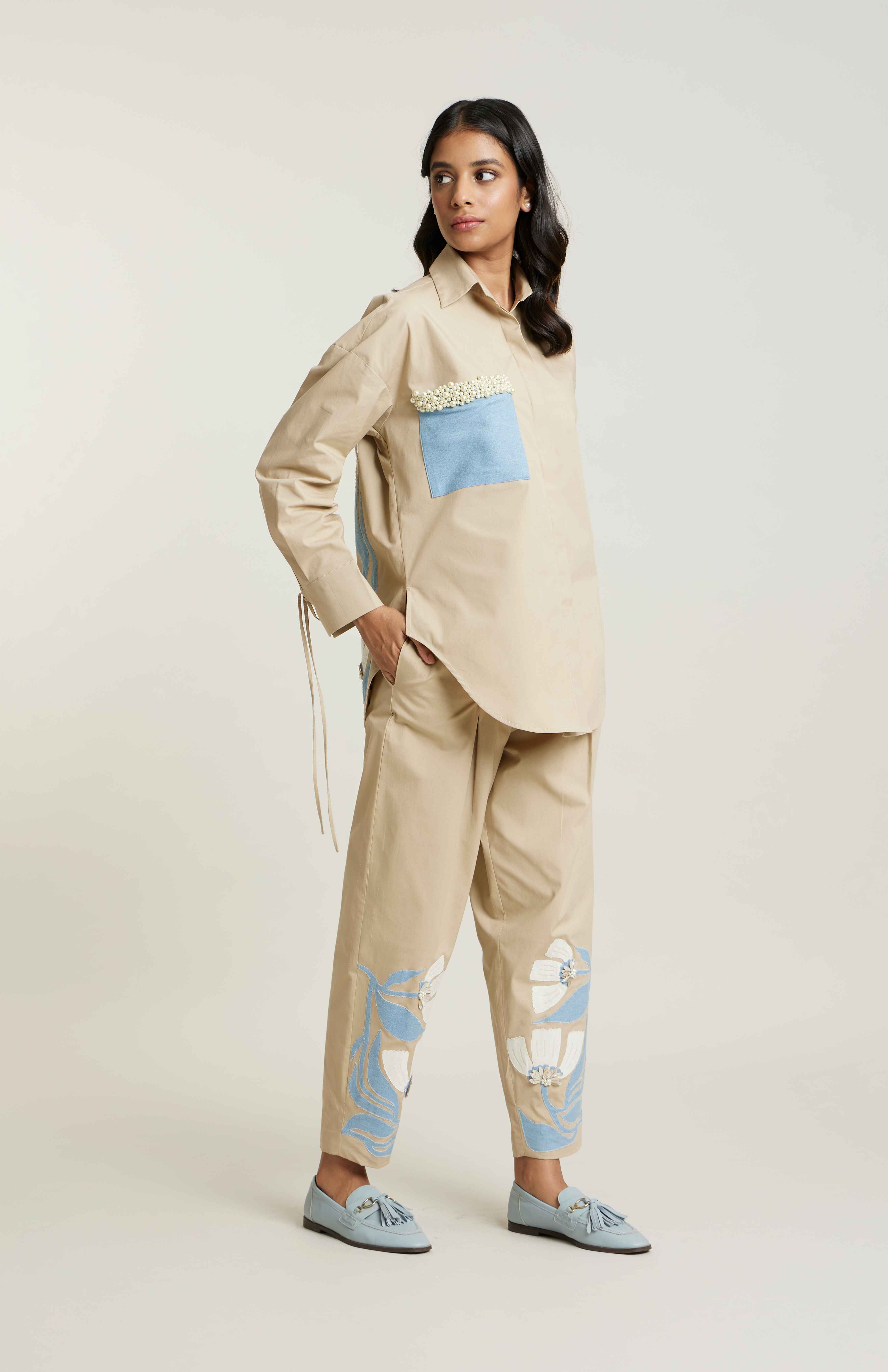 BEIGE BACK MITISI CO-ORD
