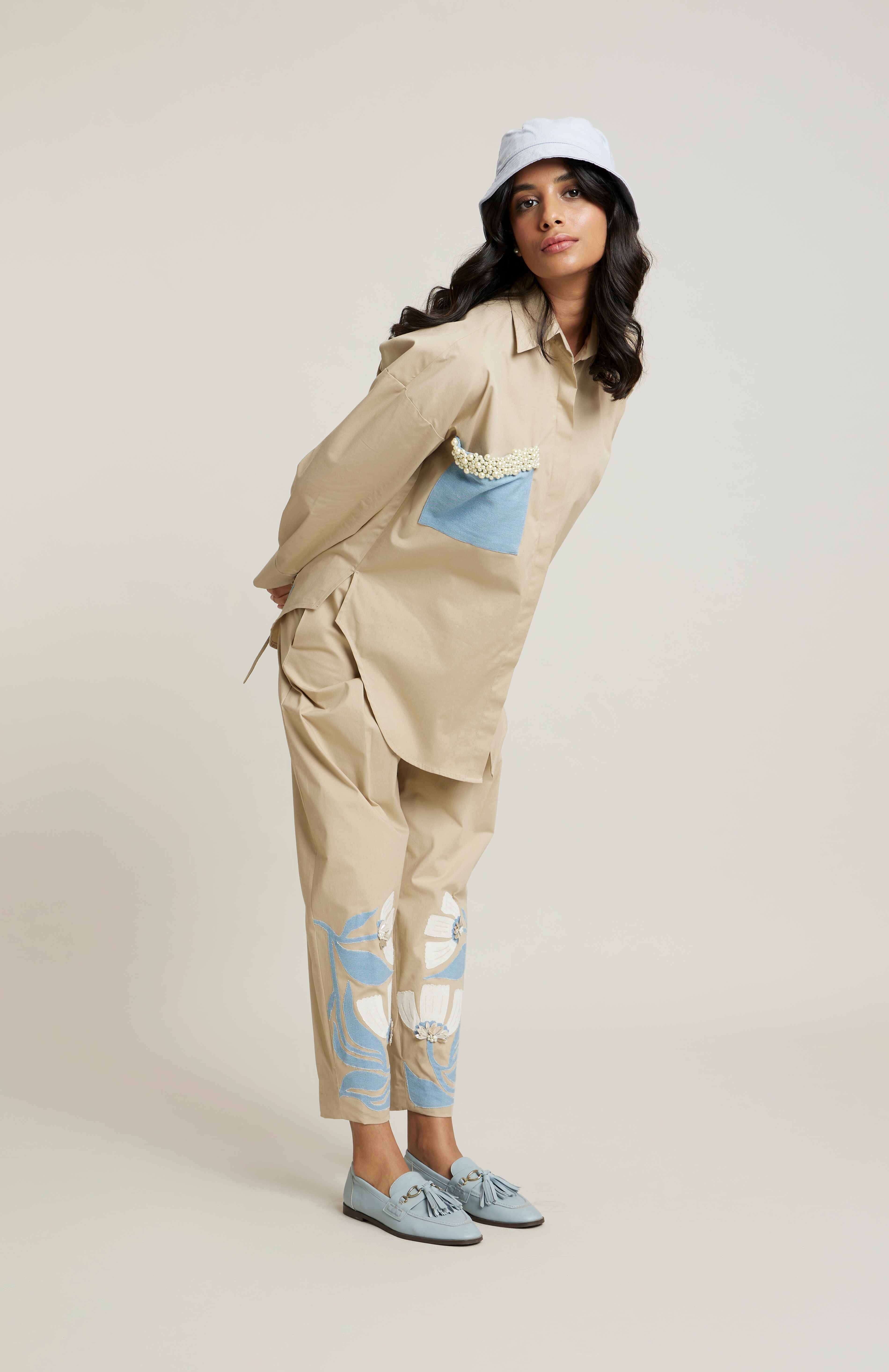 BEIGE BACK MITISI CO-ORD