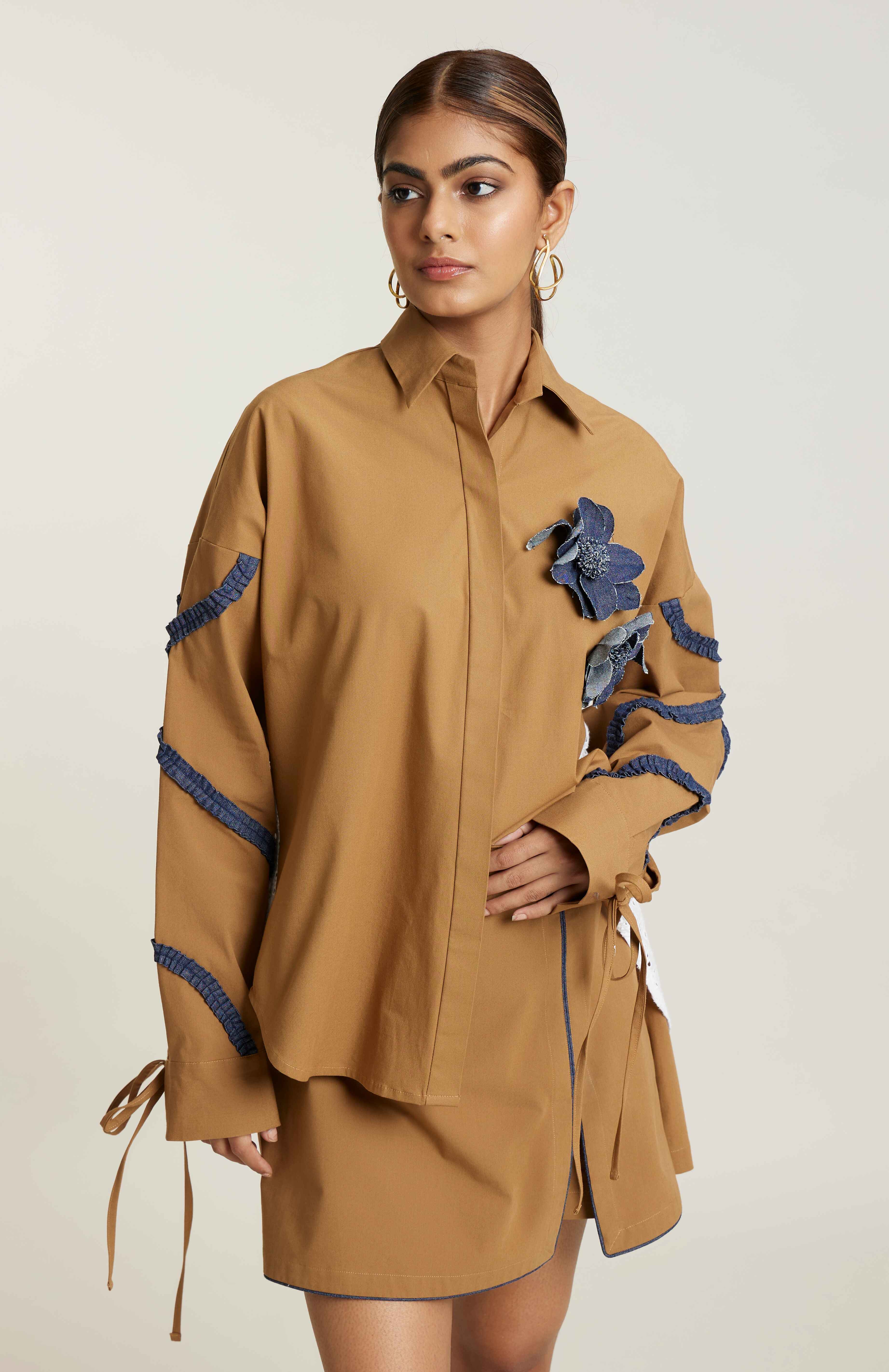 TAN MARIA SKORTS CO-ORD