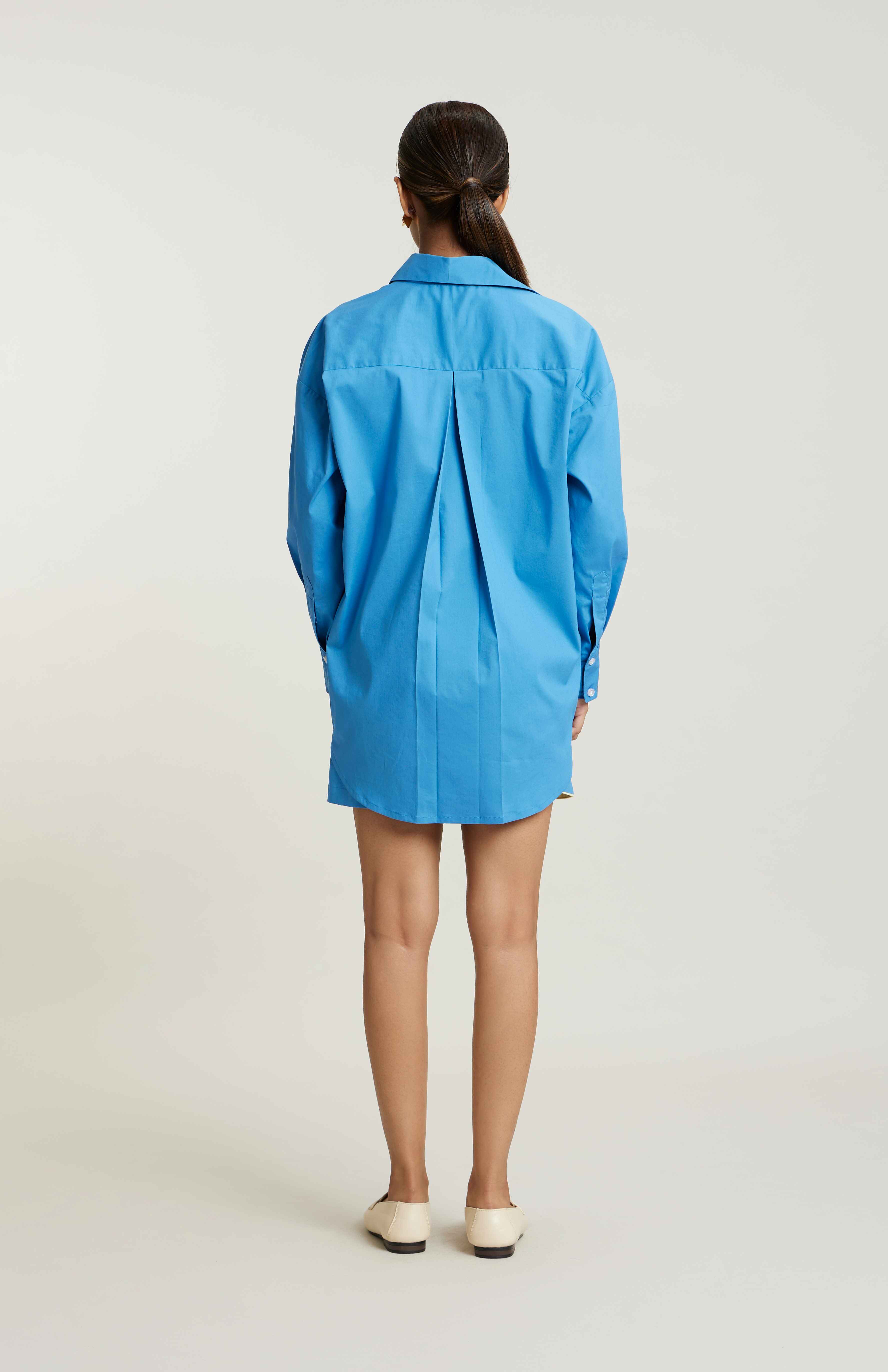 LAGOON BLUE BELLA SHIRT