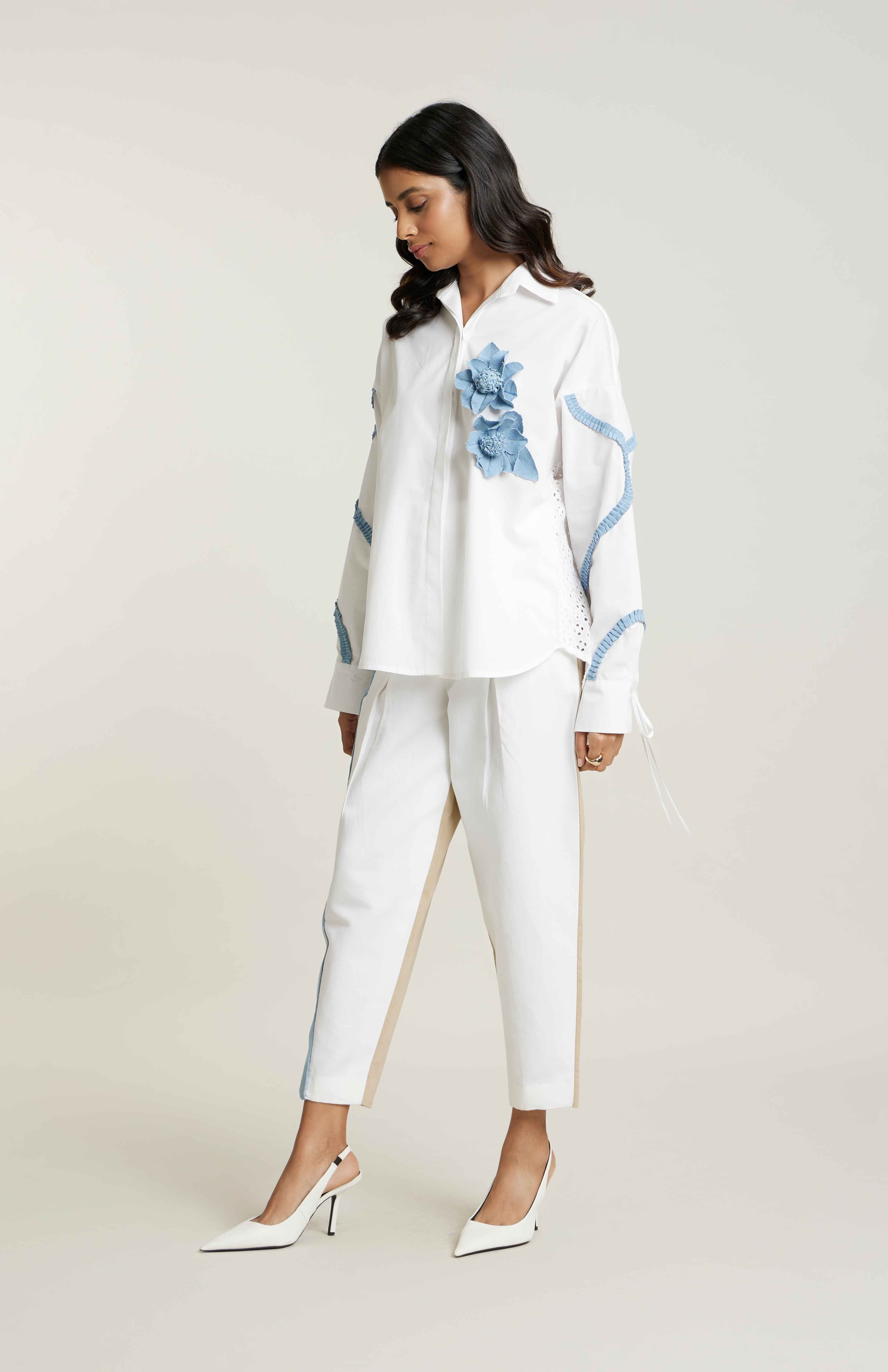 WHITE MARIA CO-ORD SET
