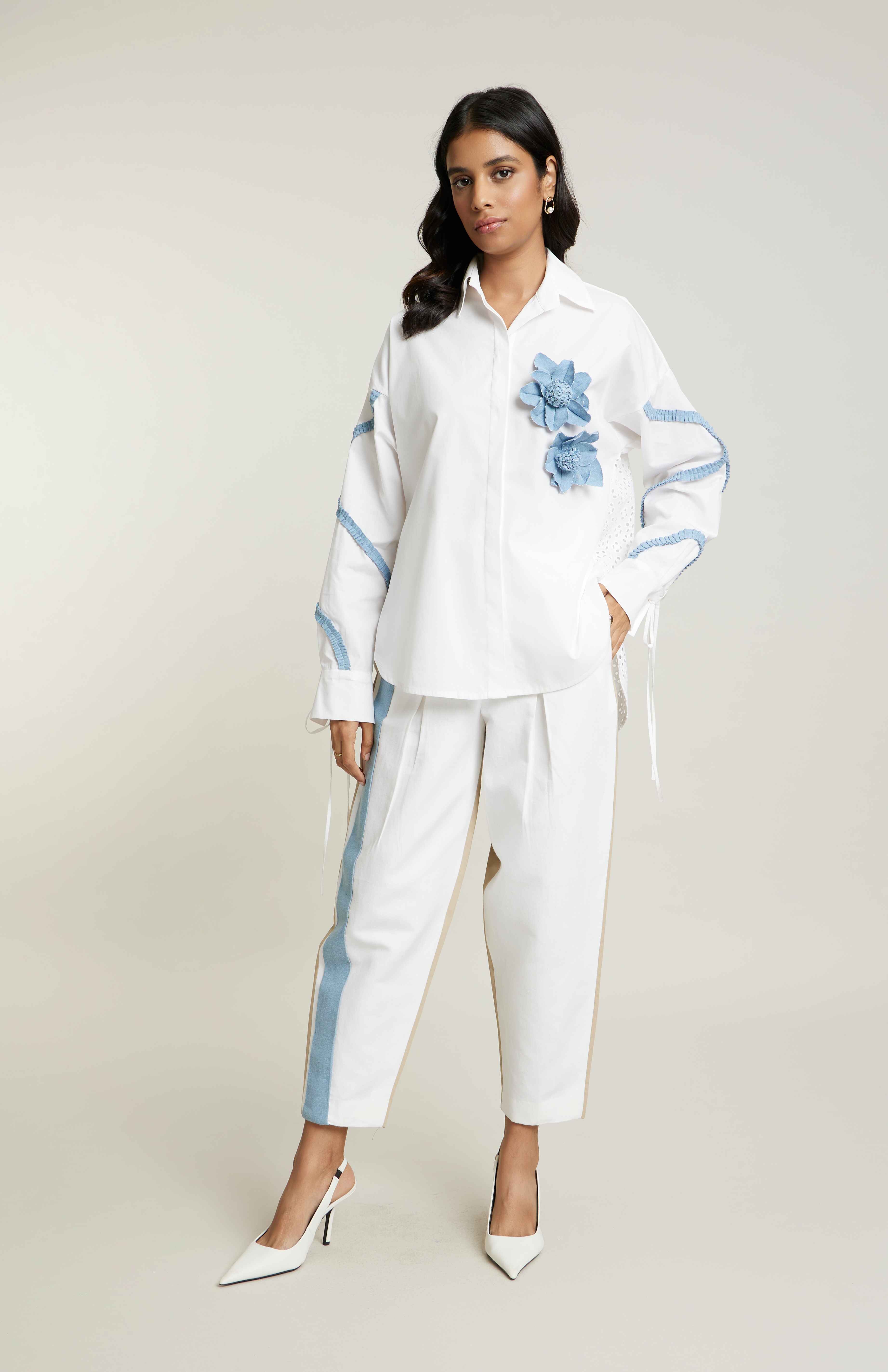WHITE MARIA CO-ORD SET