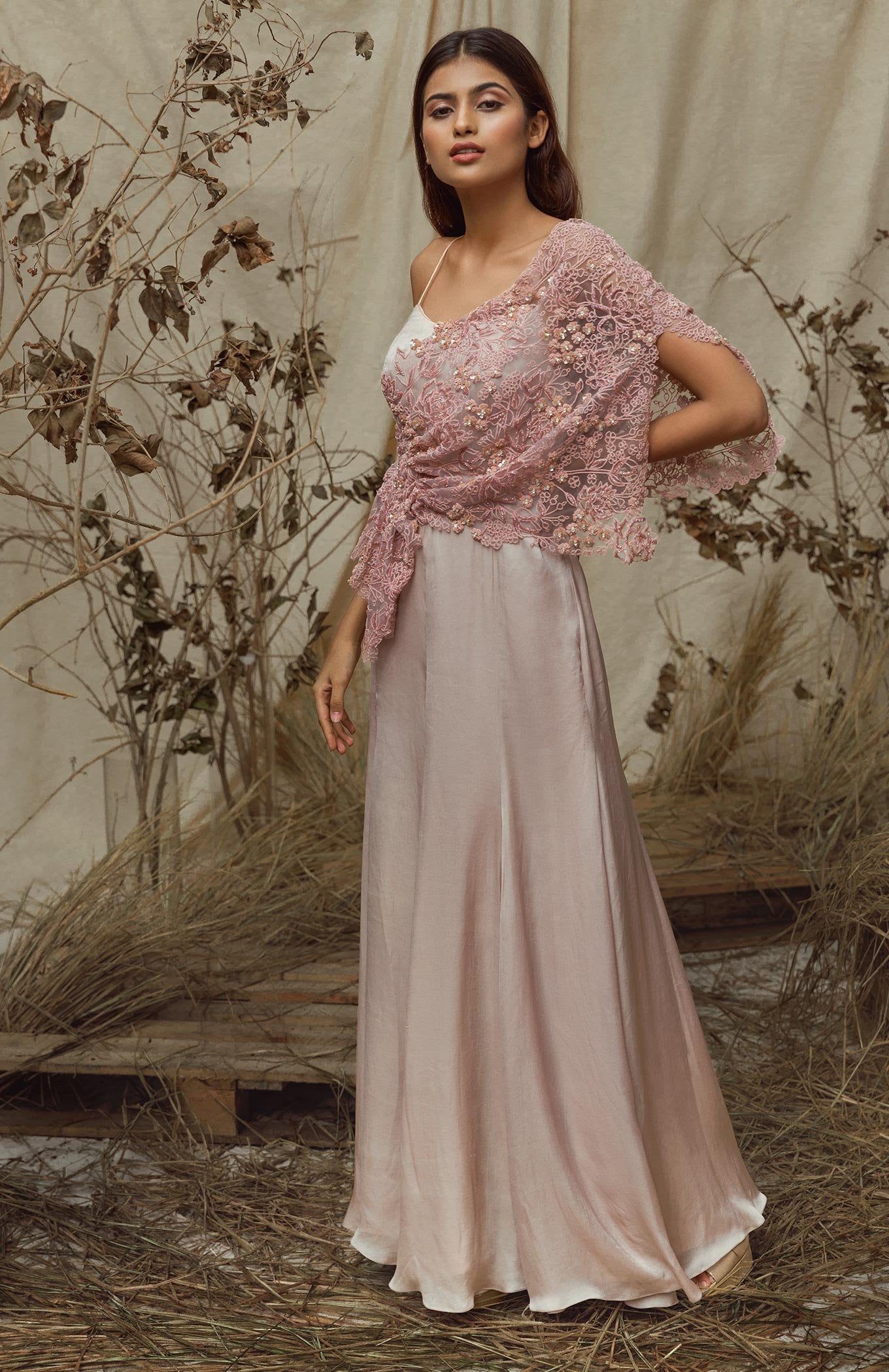 LIGHT GREY GOWN