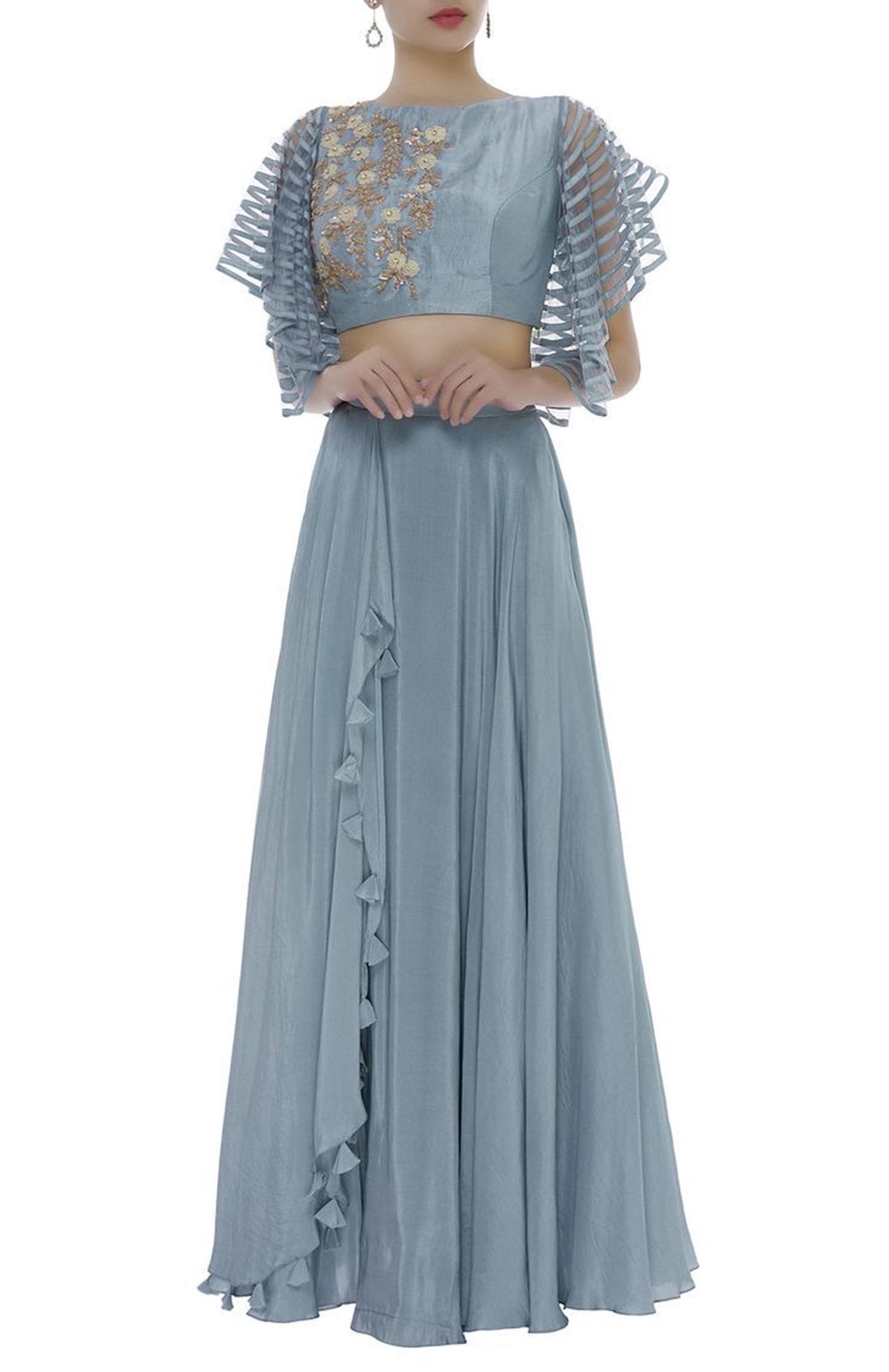 SERENITY BLUE LEHENGA